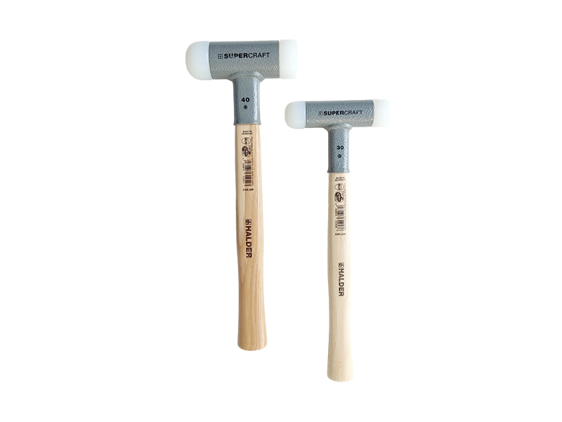 HALDER DEAD BLOW SOFT FACED HAMMER - ROUNDED INSERTS
