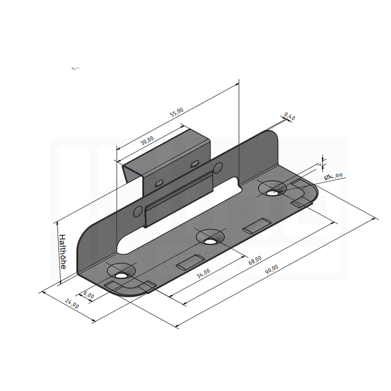 KLING STANDING SEAM SLIDING CLIPS COUNTERSUNK HOLES - Image 2